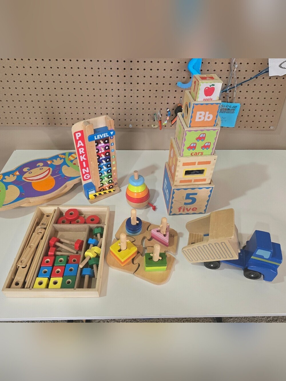 HAPE MELISSA & DOUG Wooden Learning Toys Bundle